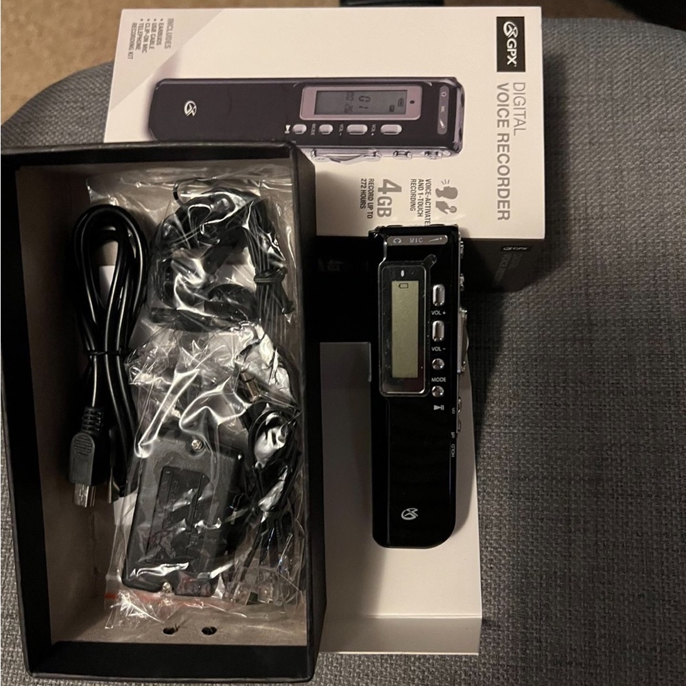 - Digital voice recorder